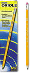 Dixon 12886 Oriole Woodcase Presharpened Pencil, HB #2, Yellow, Dozen