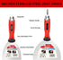 Set Drywall Hand Tool Kit,Stainless Steel Putty Knife Including Joint Knife Taping Knife Paint Scraper Mud Pan