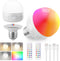 SCOPOW Rechargeable Light Bulb with Remote - 8W 600LM E26 Dimmable Rechargeable
