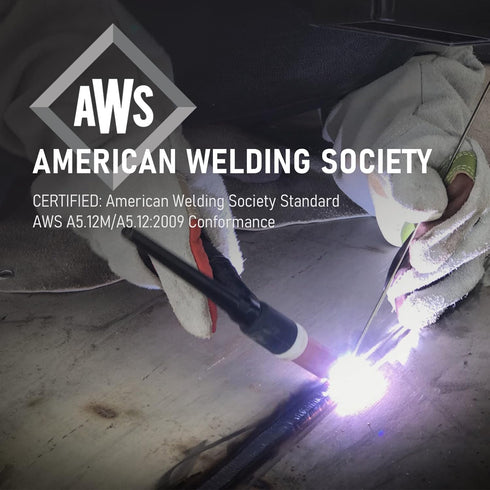 YESWELDER TIG Welding Tungsten Electrode Pure Tungsten 3/32" x 7" (Green, EWP) - 10 Pack