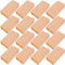 100pcs 18x9x5.5cm Kraft Paper Flat Bottom Bread Bags, Disposable Greaseproof Bakery Snack