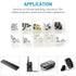 QTETAK 200 Pcs Micro Momentary Tactile Push Button Switch Assortment Kit - 10 Value