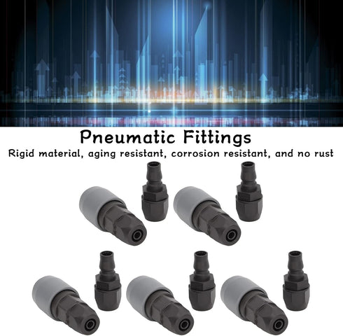 5 Set Self Locking Pneumatic Quick Connector, C Type Self Locking Air Compressor Hose Coupler Plug Socket, Duct Quick Connector Pneumatic Fittings (SP+PP-30) by Fafeicy