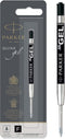 Parker QUINK Gel Ink Refill, Fine Tip (0.5mm), Black