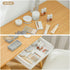 Poeland Under Desk Drawer Self-Stick Storage Organizer for Office Home School Large Size White by Poeland