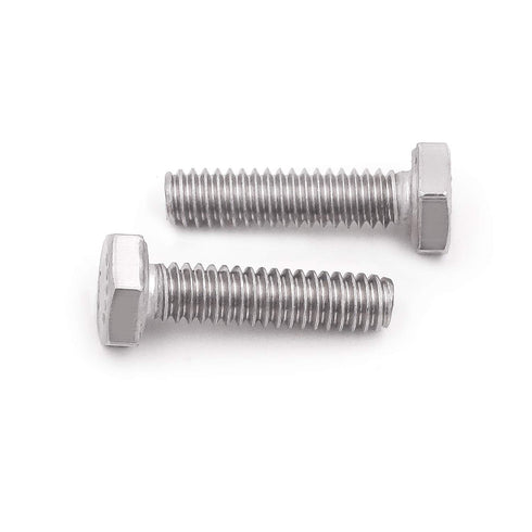 100 Pieces 1/4-20 x 1-1/2 Inch Stainless Steel Hex Bolts, Hex Head Cap Screw Bolts, 18-8 304 S/S Fully Threaded Hexagon Bolts Fastener