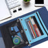 Pencil Pouches, Zipper Binder Pencil Pouch with 3 Holes, 3 Ring Zippered Pocket for School Office
