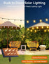 100FT 36+2 ST38 Bulbs, Dimmable 3 Brightever Solar String Lights Outdoor Waterproof with Remote, Shatterproof LED Patio