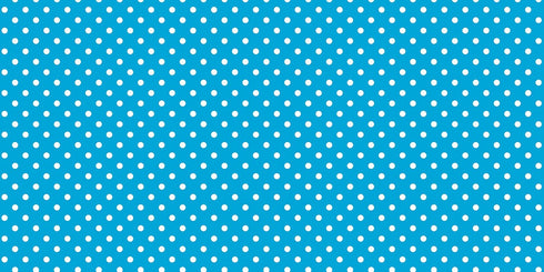 Fadeless Bulletin Board Paper, Fade-Resistant for Classroom Decor, 48” x 12’, Classic Dots-Aqua, 1 Roll