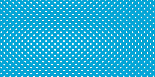 Fadeless Bulletin Board Paper, Fade-Resistant for Classroom Decor, 48” x 12’, Classic Dots-Aqua, 1 Roll