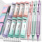 Nicpro 0.5mm Mechanical Pencils Set, 3PCS Metal Pencils with Case, 480PCS Lead Refills, 3 Erasers for Art