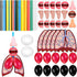 Libima 24 Sets Lung Model Respiratory System Model Toys Science Classroom Study Display