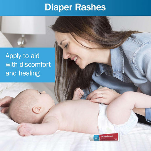 Pack 6, 2 oz 20% Zinc Oxide Ointment for Adults and Babies - of Diaper Rash Ointment - Skin Protectant for Diaper