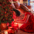 Christmas Lights Indoor Outdoor, 2PACK 13FT 50-count Lights Incandescent Mini Halloween String Light, 120V UL Certified Green Wire Lights for Xmas Tree, Patio, Holiday, Party, Home, Garden Decor,Red by woohaha