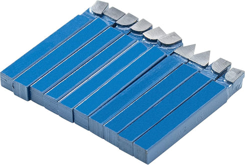 1/4" Metal Lathe Tooling: 10PCS Carbide Tip Tipped Cutter Tool, C6 Bit Cutting Set for Metal Lathe Turning