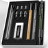 Four Candies 1.3mm Mechanical Pencil Set, Heavy Duty Metal Carpenter Pencil with 24 Refills and Erasers