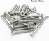 6 x 50mm Screw, Flat Head Phillips Slot, 304 Stainless Steel Self Tapping Wood Drywall Screws, 25 Pcs