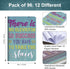 Inspirational Mini Notepads, Motivational Notebook for School, Office, Travel, 12 Styles (Cute Style, 96 Pieces)