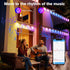 NovaFloat 148FT 54LEDs IP67 RGB Permanent Outdoor Lights, Control, Waterproof Under Eave Lighting with Remote, DIY