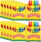 MotiMind 12 Pcs Crayon Storage Bags with Zipper for Classroom Crayon Organizer Dispenser