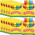 MotiMind 12 Pcs Crayon Storage Bags with Zipper for Classroom Crayon Organizer Dispenser