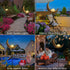 Homeimpro Moon Solar Lights Outdoor Garden Decor Gifts for Mom Women,Waterproof Stakes Yard Decorations for Lawn, Patio