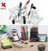 Desk Organizer for Office - 6 Pieces Mesh Multi-Functional Storage Set for Office Supplies Accessories