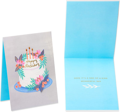 Papyrus Birthday Cards, Cake and Pineapple, 2-Count