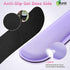 Gimars Upgrade Gel Memory Foam Set, Keyboard Wrist Rest Pad and Mouse Cushion Support for Office, Purple