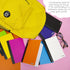 BAZIC Composition Book, 80 Sheet, 5" x 7" Poly Cover Notebook, Writing Journal Comp Lined Notebooks, Assorted Color,