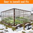 NNG 8x20ft Grommet, Clear Waterproof Tarps Heavy Duty Transparent Tarpaulins Clear Vinyl Tarps with Outdoor Transparent
