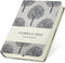 Linen Journal, Tree Printed Fabric Cloth Hardcover Notebook, B6, 264 Pages, 5x7 Small Ruled & Blank Sketchbook