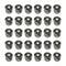 Cam Locks for Furniture, 30 PCS Cam Lock Fasteners for Cabinet Connectors, 12 x 10 mm
