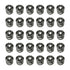 Cam Locks for Furniture, 30 PCS Cam Lock Fasteners for Cabinet Connectors, 12 x 10 mm