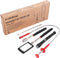Magnetic Pick Up Kit 5pc, Includes 1lb and 10lb Rods, Inspection Mirror and Flexible LED Flashlight