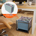 Aquzee Hanging File Organizer, Rolling File Cart with Wheels, File Folder Organizers for Desk, Home Office File