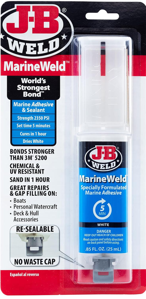 J-B Weld 50172 MarineWeld Syringe, 25 ml