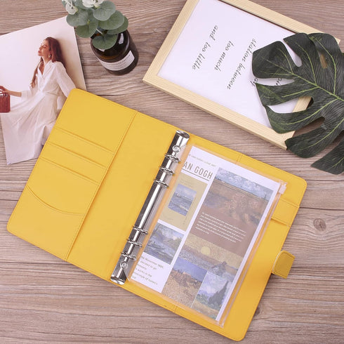 Money Saving Binder, Savings Challenges Book with 12pcs Zipper Envelopes, A5 Budget Planner