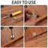 Cam Lock Nuts and Screws, 110 Pcs Cam Locks for Furniture Connecting Fittings, 3 in 1 Bolt Hardware Parts