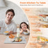 6 6H 300W Countertop, Warming Mat for Food Small Warming Tray with Temp & Timer, Full Surface Heating, Waterproof