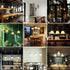 eivtokn 3 23FT 2 Bulb Hanging Lamp Kit with Light Plug in Pendant Light Cord, Hemp Rope Hanging Lights Fixture with Way