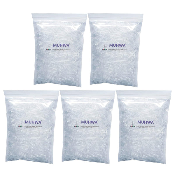 Laboratory 0.5-10µL Liquid Pipette Tips, Universal Pipette Tips, 5 x 1000 Pcs/Bag