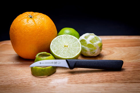 Mundial SC0541-3 3-Inch Peeling/Tourne Paring Knife Collection, Set of 3, Black by Mundial