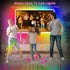 Daymeet LED Lights for TV, 13.1ft RGB Strip Lights for 45-60in TV, Music Sync Backlight, Bluetooth with Remote and APP