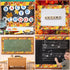 Whaline 66FT Fall Bulletin Board Trim Autumn Leaves Pumpkin Squirrel Hedgehog Sunflower Mushroom Decor for Classroom
