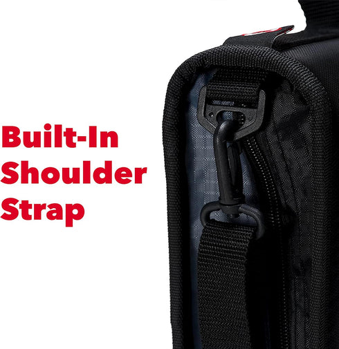 Case-It The Classic Zipper Binder - 2 Inch O-Rings, Multiple Pockets, 800 Sheet Capacity, Midnight Blue
