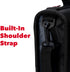 Case-It The Classic Zipper Binder - 2 Inch O-Rings, Multiple Pockets, 800 Sheet Capacity, Midnight Blue