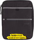 Five Star Zipper Binder, 1 Inch 3-Ring Carry-All with Internal Pockets, 375 Total Sheet Capacity, Heathered Black/Gray