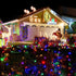 20FT 100 Count TW SHINE Christmas String Lights, Incandescent White Wire Christmas Mini Lights, Waterproof Xmas String