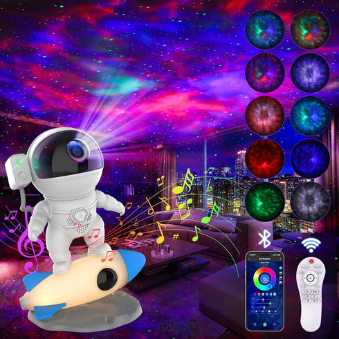 FlyLily Astronaut Galaxy Projector for Bedroom, Star Projector Galaxy Light with App